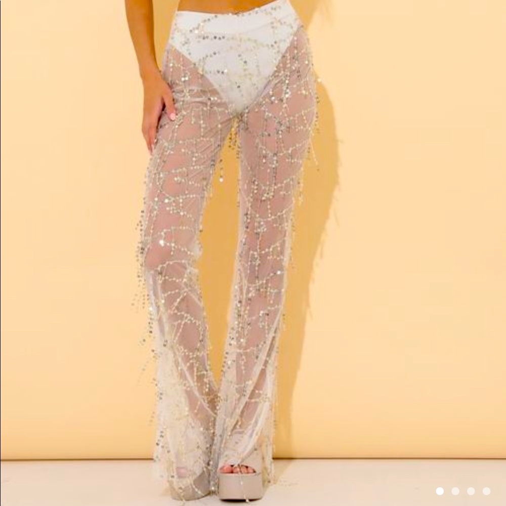 Party girl glitter pants- from Kai Two Piece Set (Lucy In The Sky)